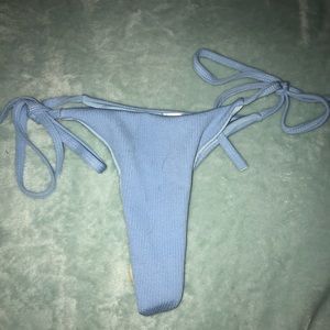 blue bikini bottoms